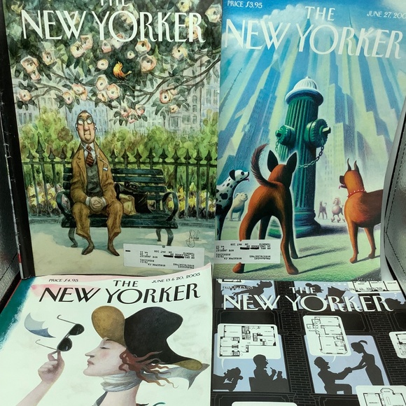 Bundle of 4 vintage THE NEW YORKER 2005 magazines. - Picture 1 of 5